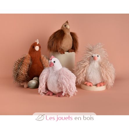 Plush hen reddish-brown color 20 cm HO3444 Histoire d'Ours 7