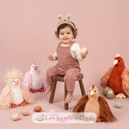 Plush hen with frizz 20 cm HO3446 Histoire d'Ours 6