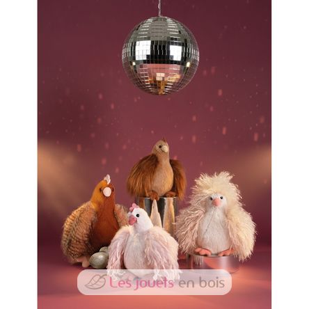 Plush hen reddish-brown color 20 cm HO3444 Histoire d'Ours 6