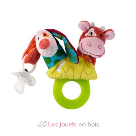 Jef teething rattle LL-86319 Lilliputiens 2