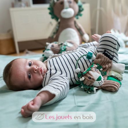 Activity rattle Jélékros the lion DE20019 Les Déglingos 3
