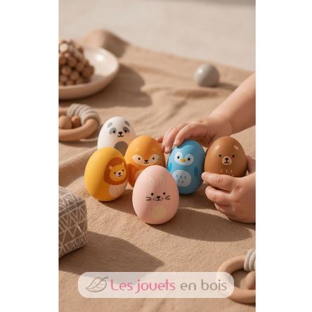 Silicone egg rattles LL052-001 Little L 5
