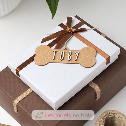 Customizable Bone Christmas Decoration in wood VI-HU10 Vintiun 4