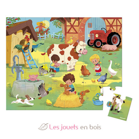Puzzle A Day At The Farm 24 pcs J02603 Janod 2