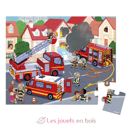 Puzzle Firefighters 24 pcs J02605 Janod 2