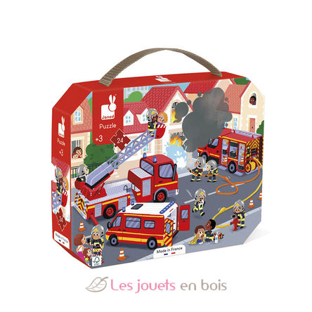 Puzzle Firefighters 24 pcs J02605 Janod 1