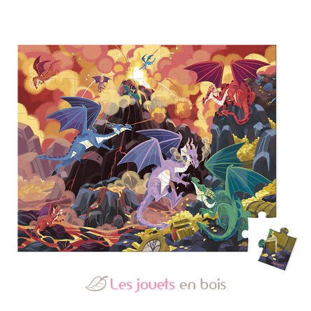 Puzzle Fiery Dragons 54 pcs J02609 Janod 2