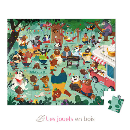 Puzzle Family Bears J02610 Janod 2