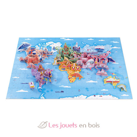 Educational puzzle World Curiosities 350 pcs J02677 Janod 2