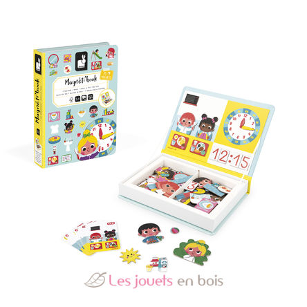 Learn to tell time Magneti'book J02724 Janod 5