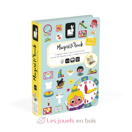 Learn to tell time Magneti'book J02724 Janod 6