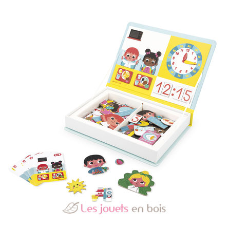 Learn to tell time Magneti'book J02724 Janod 2