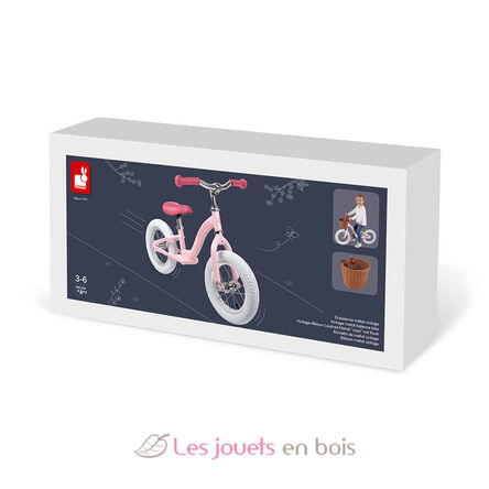 Vintage Metal Bikloon Balance Bike pink Janod J03295 Balance