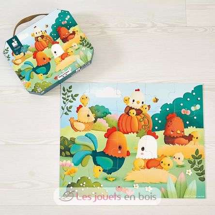 Puzzle Welcome to the Farmyard 20 pcs J03320 Janod 3