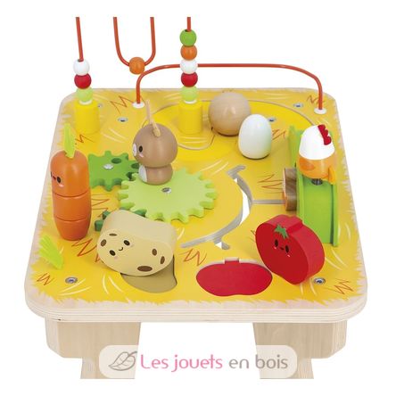 Wooden Farm Activity Table J03321 Janod 3