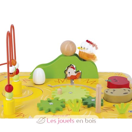 Wooden Farm Activity Table J03321 Janod 4