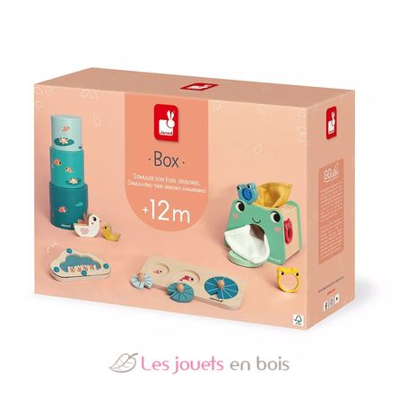 Sensory toys box 12 months J04063 Janod 1