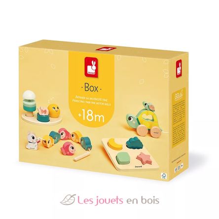 Fine motor skills box 18 months J04064 Janod 1