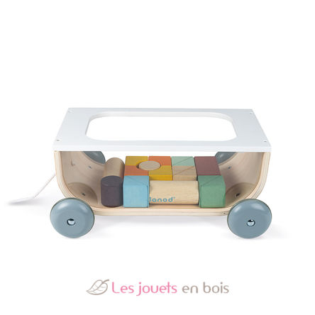 Sweet Cocoon Cart with blocks J04407 Janod 5