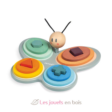 Sweet Cocoon butterfly shape sorter J04418 Janod 1