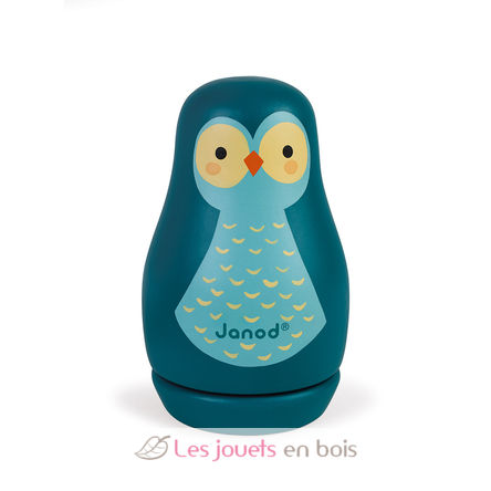 Owl music box J04672 Janod 2