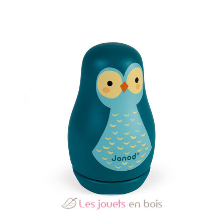 Owl music box J04672 Janod 1