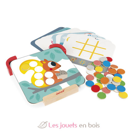 I am learning colours - Magnetic chips J05321 Janod 8