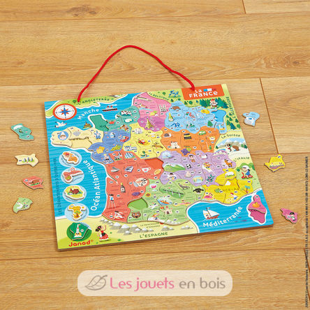 Magnetic France map J05480 Janod 2