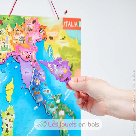 Magnetic Italia Map J05488 Janod 3