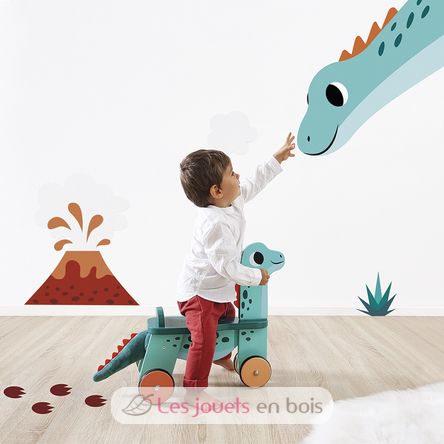 Dinosaur riding animal J05828 Janod 8