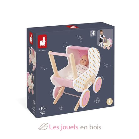 Candy Chic Doll's Pram J05886 Janod 6