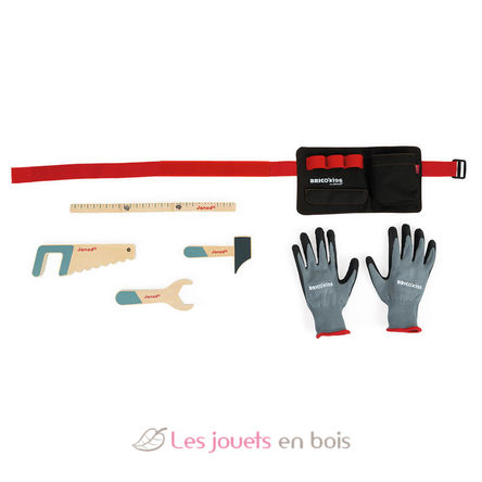 DIY tool belt and gloves J06475 Janod 6