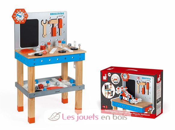 Brico'Kids Giant Magnetic Workbench J06477 Janod 9