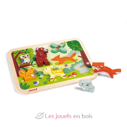 3D Puzzle forest animals J07023-3281 Janod 2