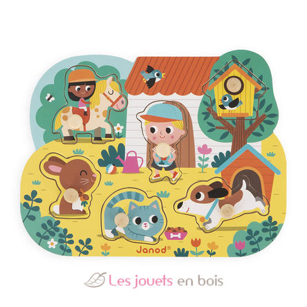 Country wooden puzzle J07107 Janod 1