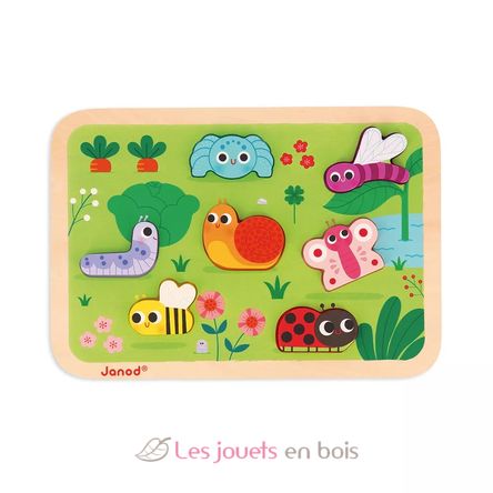 Chunky Garden Puzzle 7 pcs J07120 Janod 1