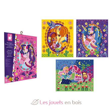 Mosaics Ponies and Unicorns J07957 Janod 8