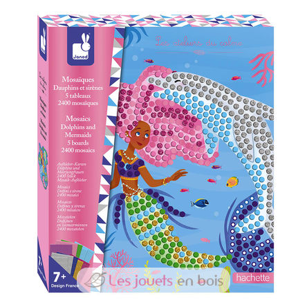 Mosaics Dolphins and Mermaids J07961 Janod 1