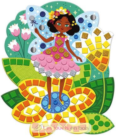 Princesses and Fairies Mosaics Set J07962 Janod 4