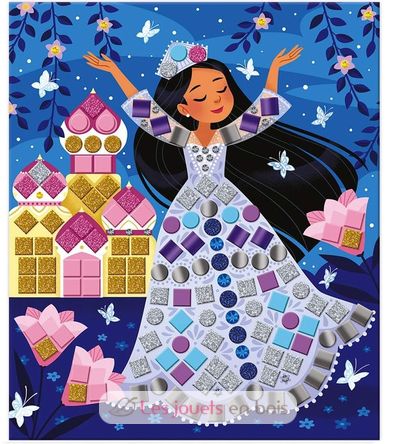 Princesses and Fairies Mosaics Set J07962 Janod 5