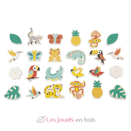 24-Piece Tropical Magnets Set Tropik J08274 Janod 4