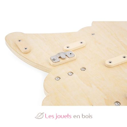 Wooden crocodile busy-board Tropik J08280 Janod 5