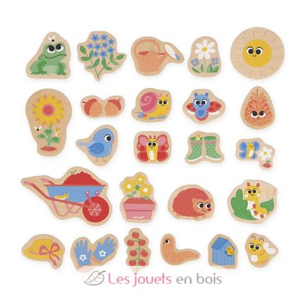 Garden Magnets 24 pcs J09646 Janod 2