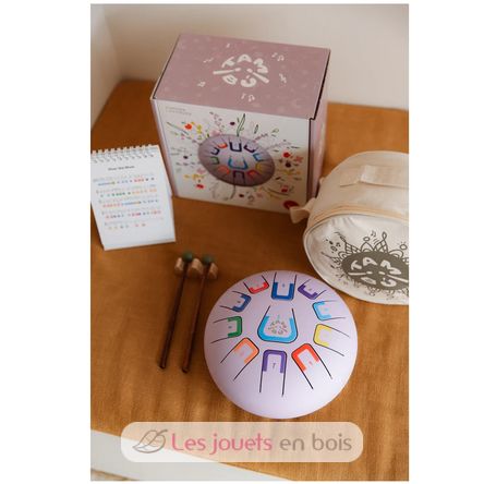 Tongue Drum 11 notes purple JCTMB08E Tambú 5