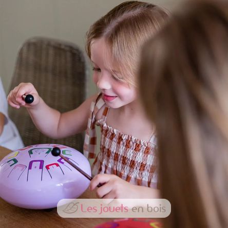 Tongue Drum 11 notes purple JCTMB08E Tambú 3