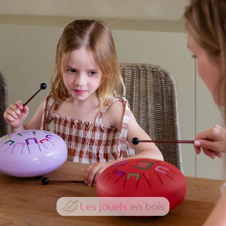 Tongue Drum 11 notes purple JCTMB08E Tambú 4