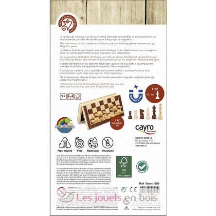 Magnetic chess set CA600 Cayro 4