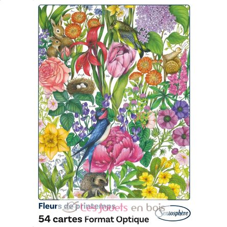 54-card deck Spring flowers SS-1300 Sentosphère 4