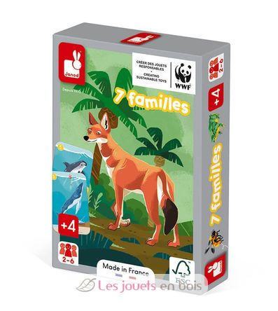 Animal Kingdom Happy Families Set J08634 Janod 1