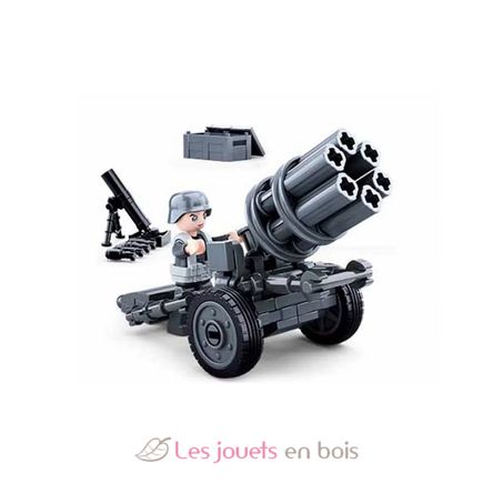 Army WWII - Anti-Missile Aircraft Gun SL-M38-B0680A Sluban 2